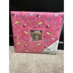 School MBI Post-Bound Top Loading Scrapbook 12x12 Pink 20 Pages New Photo Window